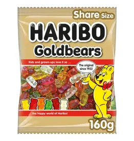 Haribo Haribo Gold Bears Gummi Candy 160g (British)