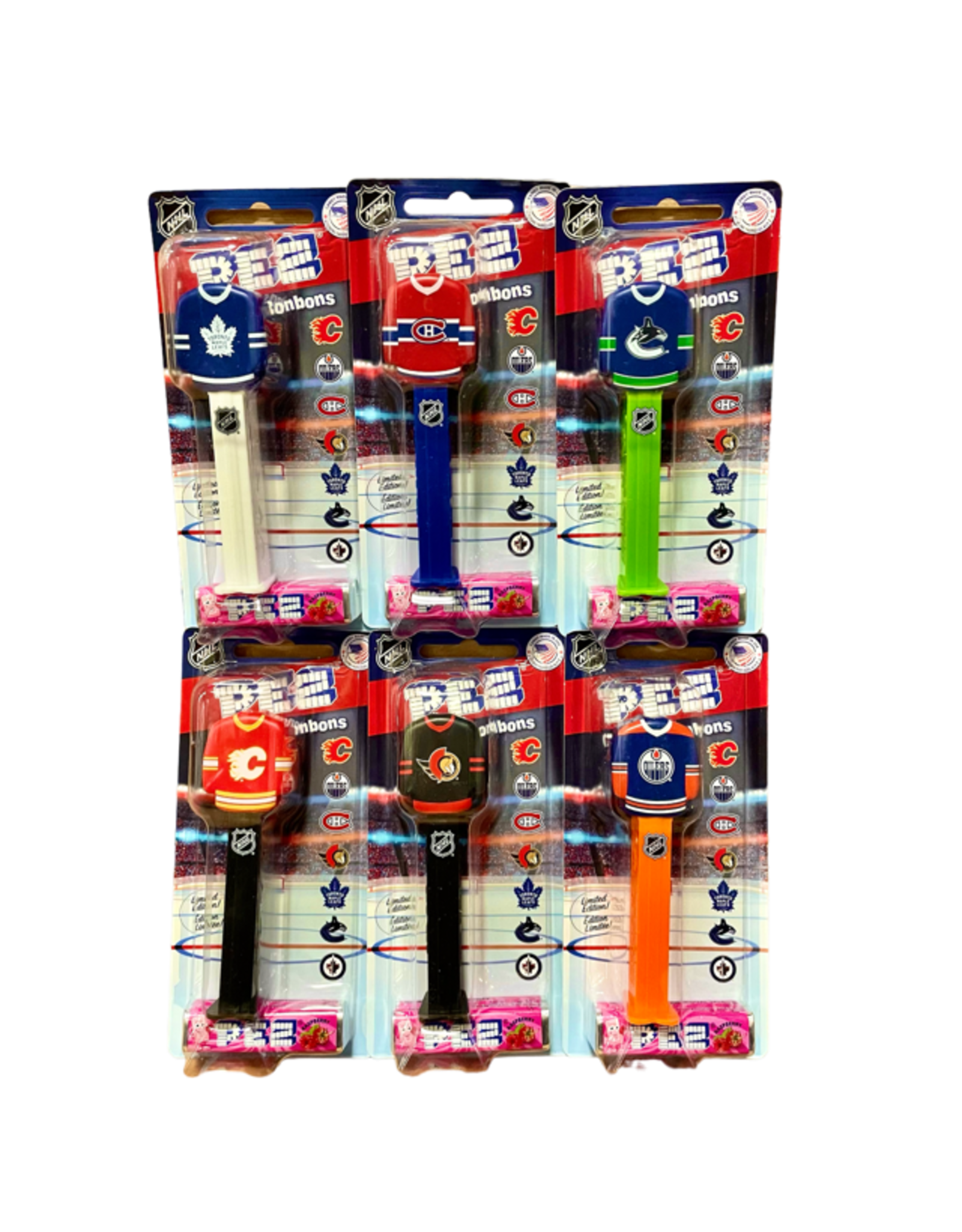 PEZ PEZ Dispenser NHL Jerseys Assorted