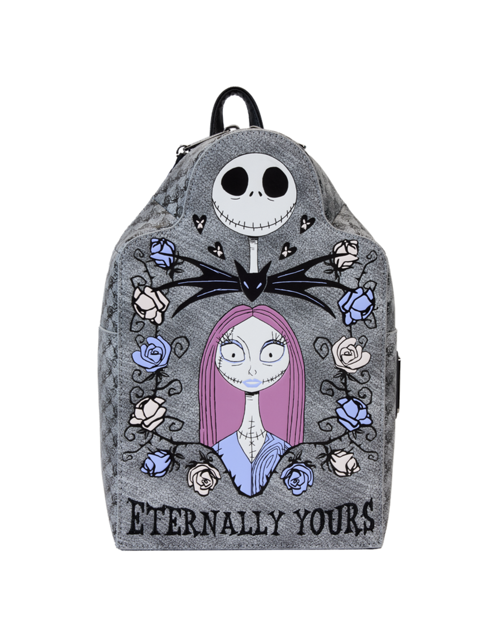 Loungefly Nightmare Before Christmas Jack & Sally Eternally Yours Tombstone Mini Backpack