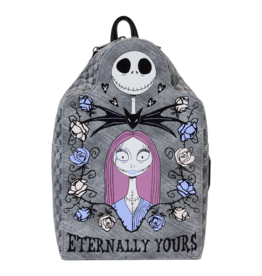 Loungefly Nightmare Before Christmas Jack & Sally Eternally Yours Tombstone Mini Backpack