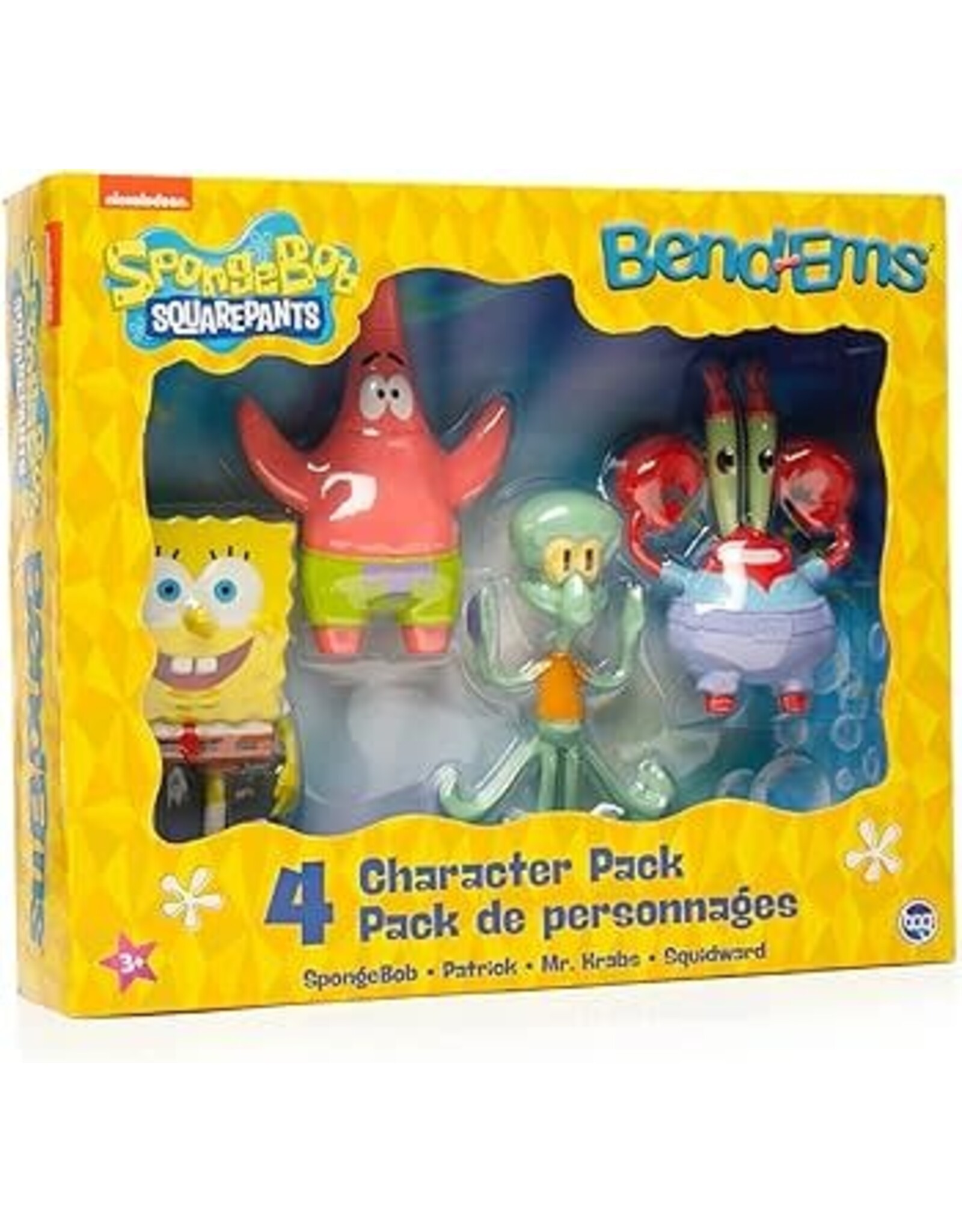 Bend-Ems Spongebob Squarepants 4 Pack Box Set