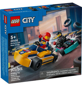 Lego Go-Karts and Race Drivers