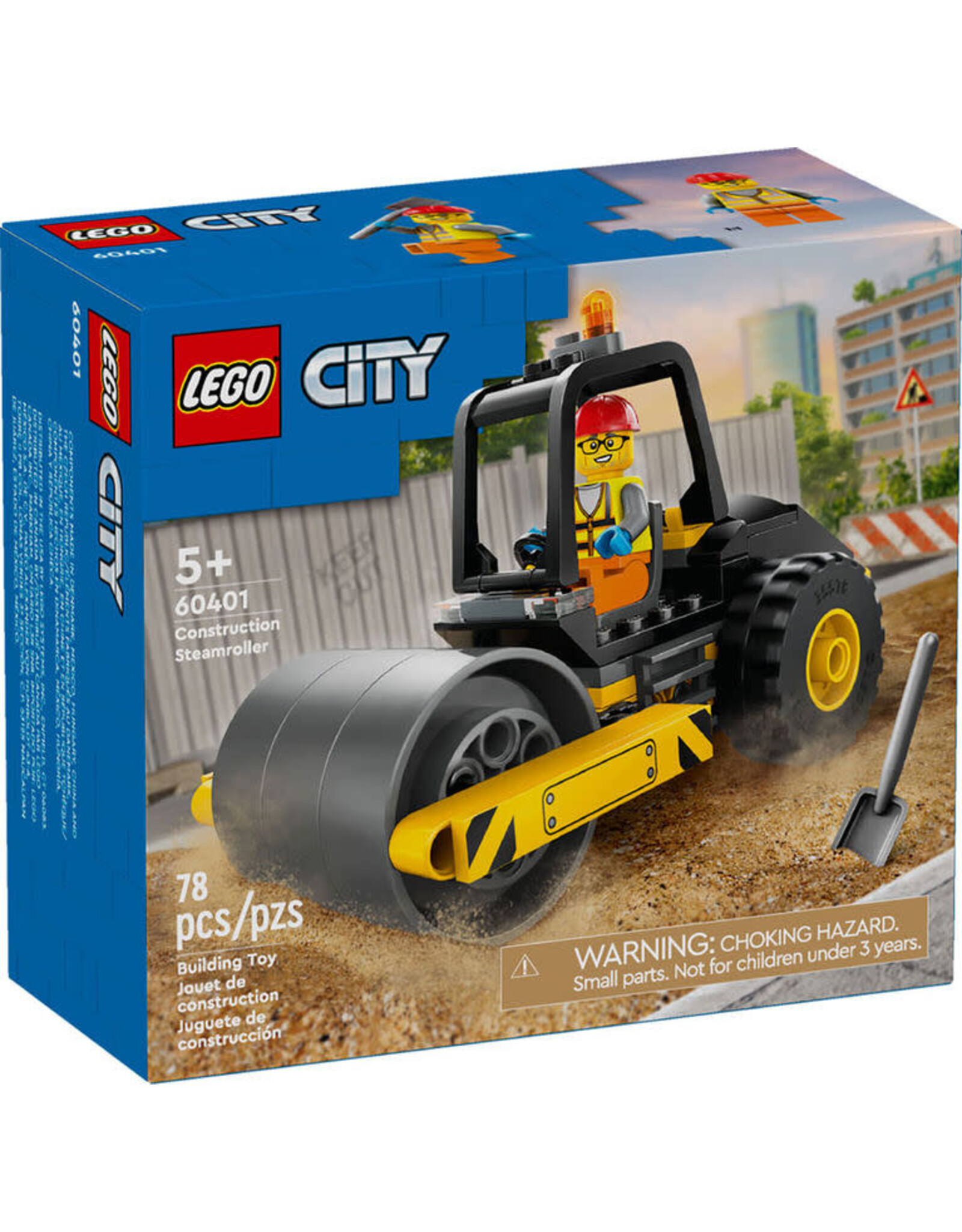 Lego Construction Steamroller