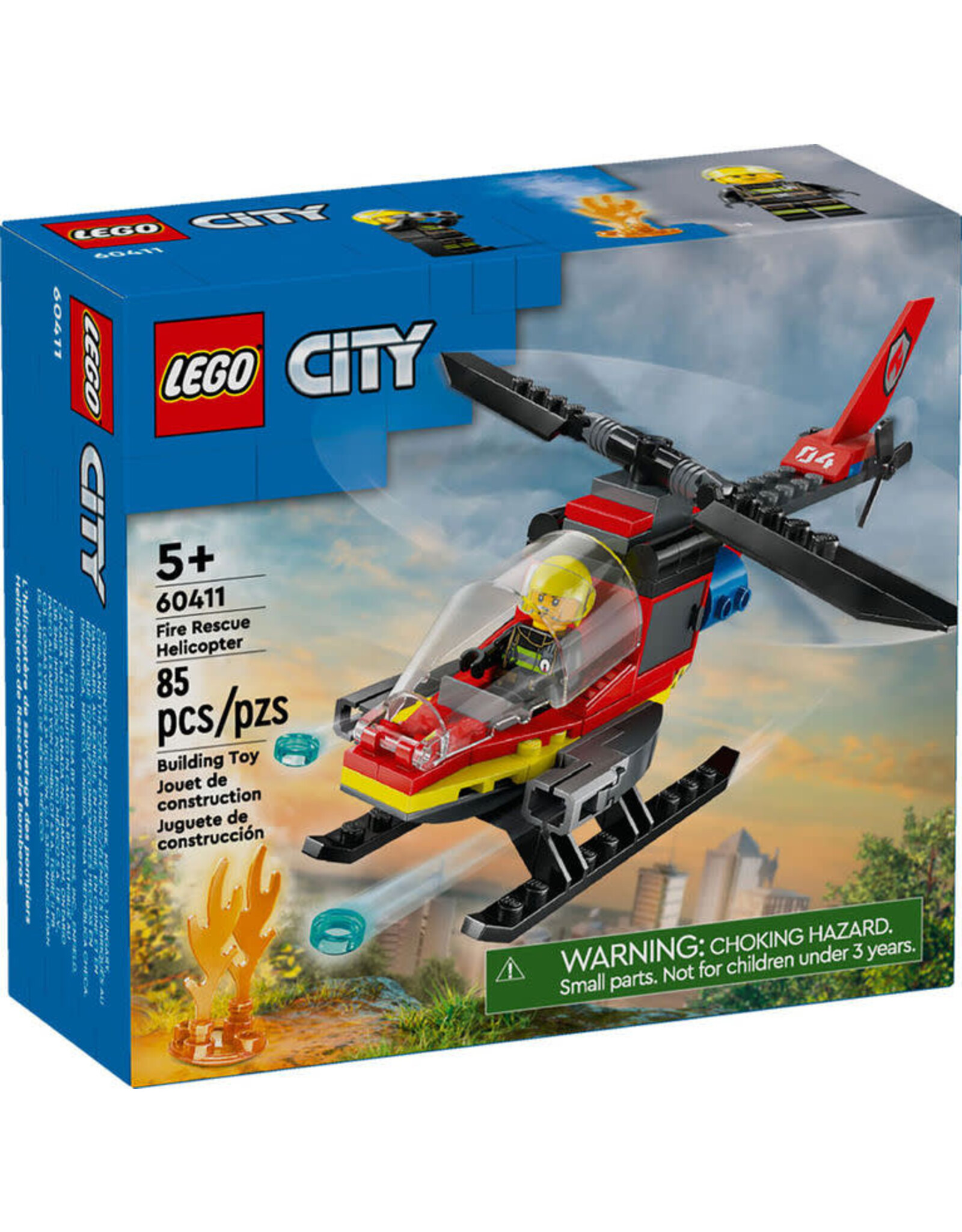 Lego Fire Rescue Helicopter