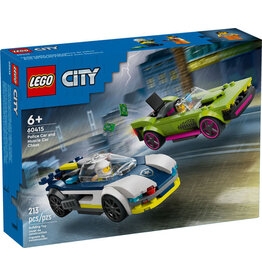 Lego Police Car and Muscle Car Chase