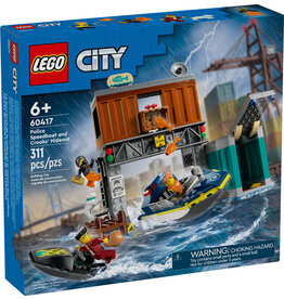 Lego Police Speedboat and Crooks' Hideout