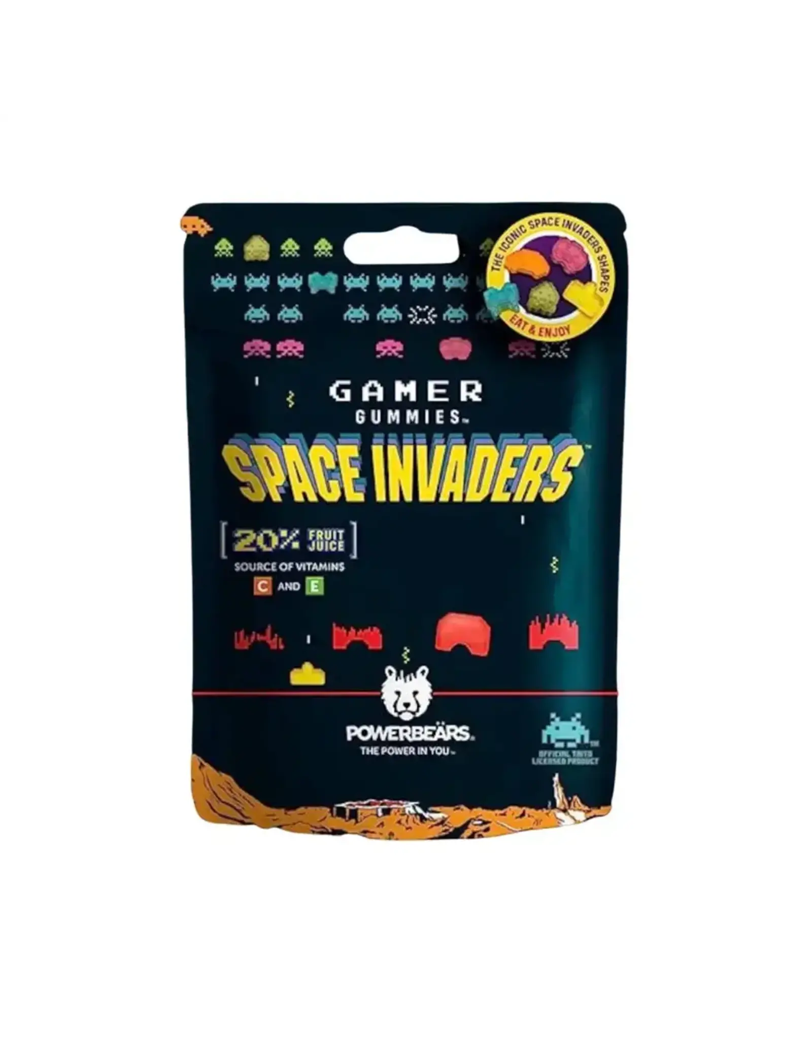 PowerBears Space Invaders Gamer Gummies (German)