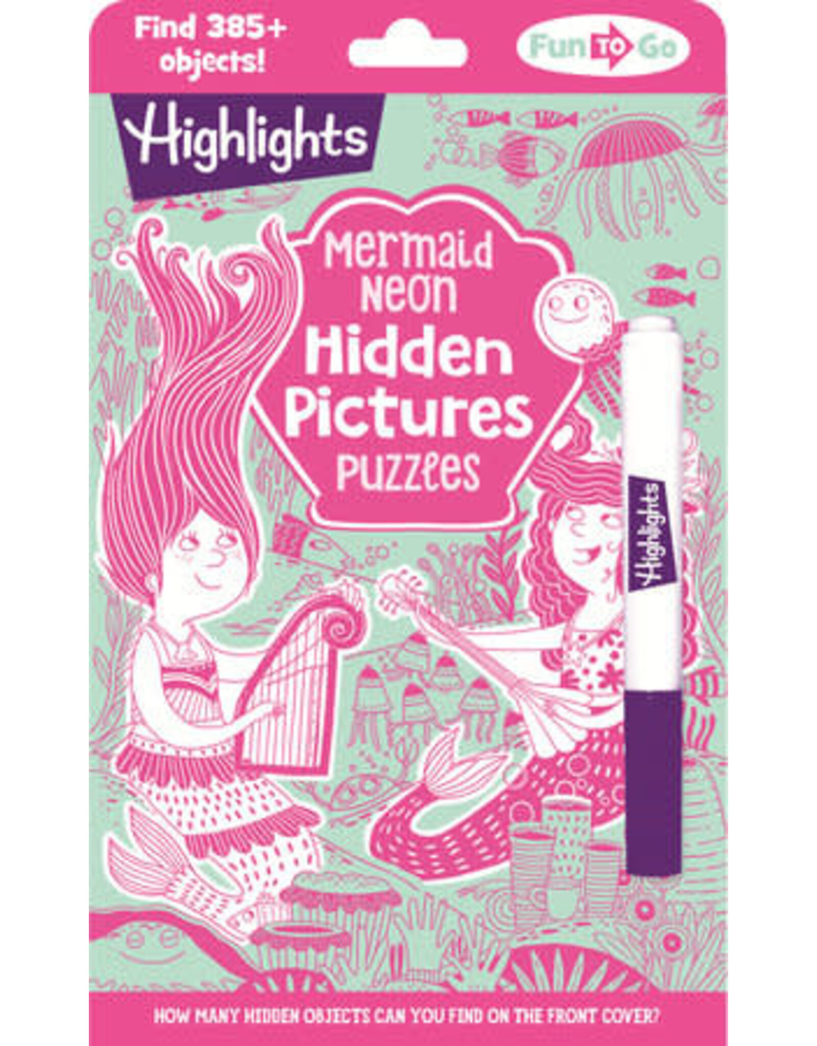 Highlights Highlights Mermaid Neon Hidden Pictures Puzzles