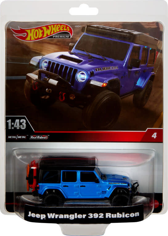 Mattel Hot Wheels Premium 1 43 Scale Jeep Wrangler 392 Rubicon Tumbleweed Toys