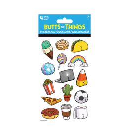 Butts on Things Stickers