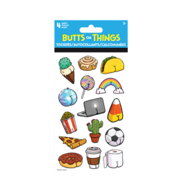 Sandylion Butts on Things Stickers