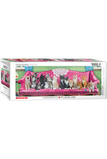 Eurographics Kitty Cat Couch 1000pc Panoramic