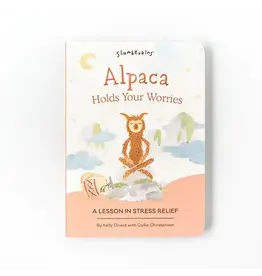 Slumberkins Alpaca Holds Your Worries Board Book