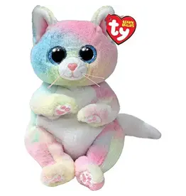 Ty Beanie Bellies - Jenni Multicolored Cat Reg
