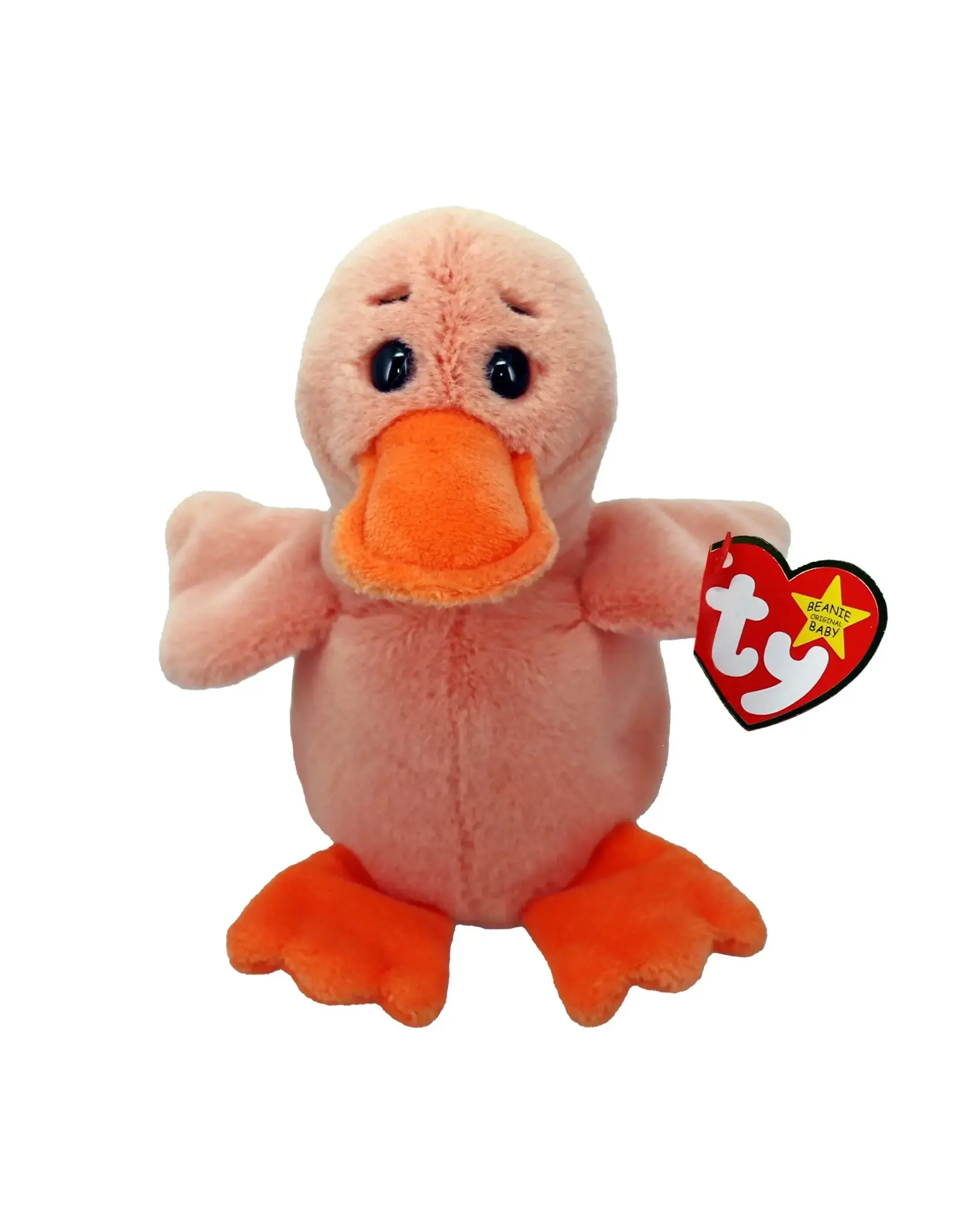Ty Beanie Baby - Quacker Jax Orange Duck Reg