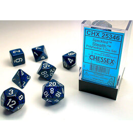 Speckled Dice: 7pc Set Stealth