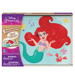 Spin Master Puzzle in Wood 5 in 1 - Disney Princess