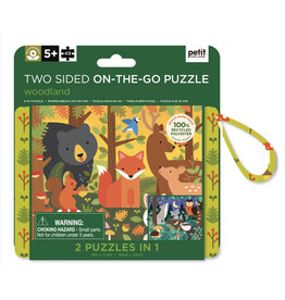 Two Sided On-the-Go Puzzle 49pc Woodland