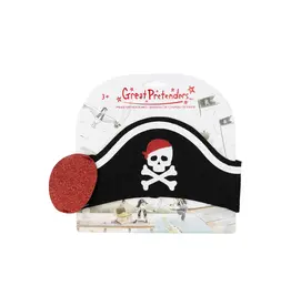 Great Pretenders Pirate Hat Headband with Eyepatch