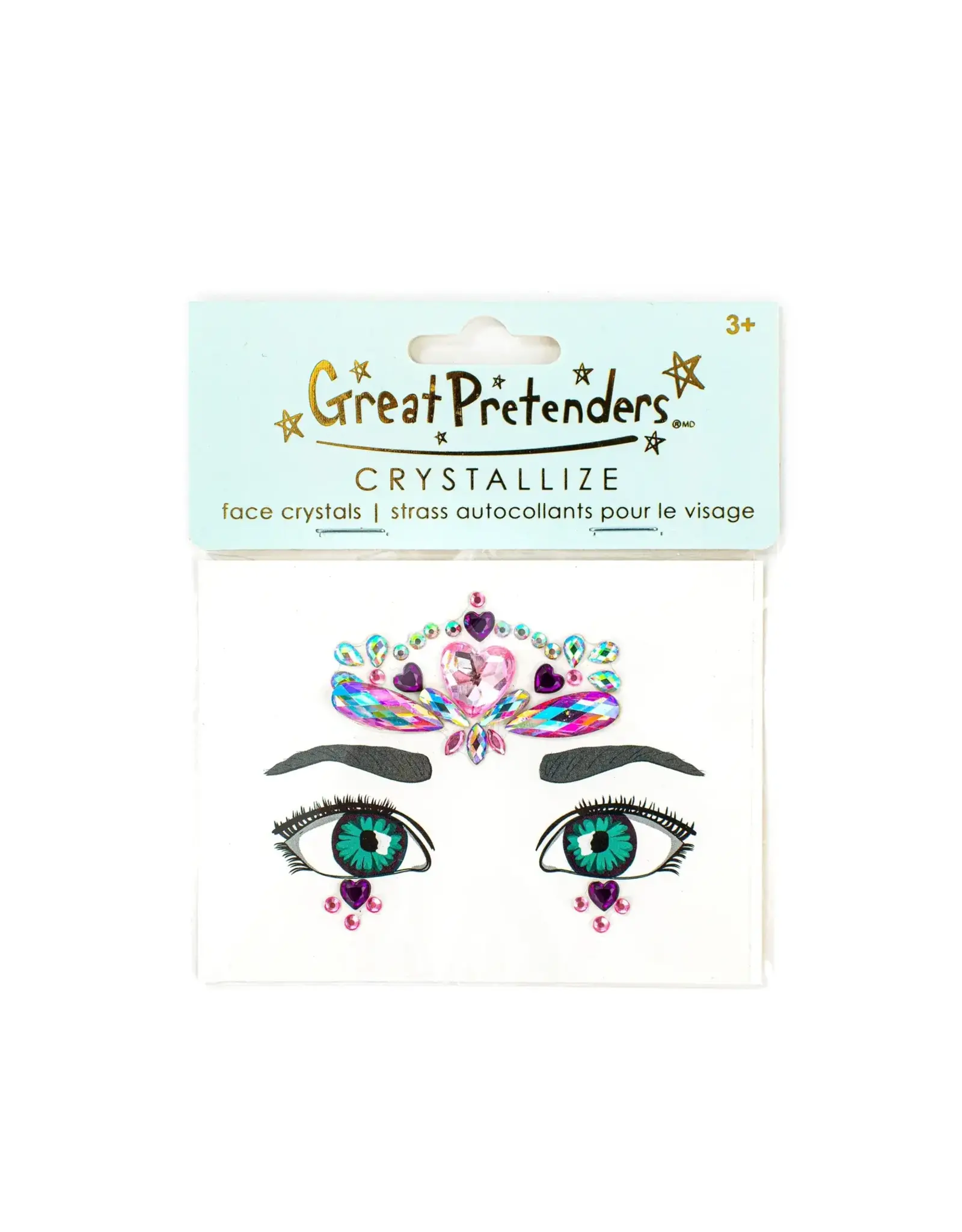 Great Pretenders Hearts Face Crystals