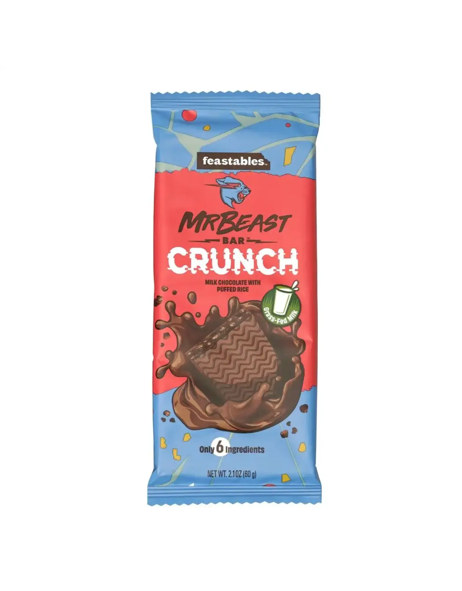 MrBeast Feastables Crunch Milk Chocolate Bar