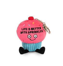 Punchkins Punchkins Bites Life is Better With Sprinkles Cupcake Bag Charm