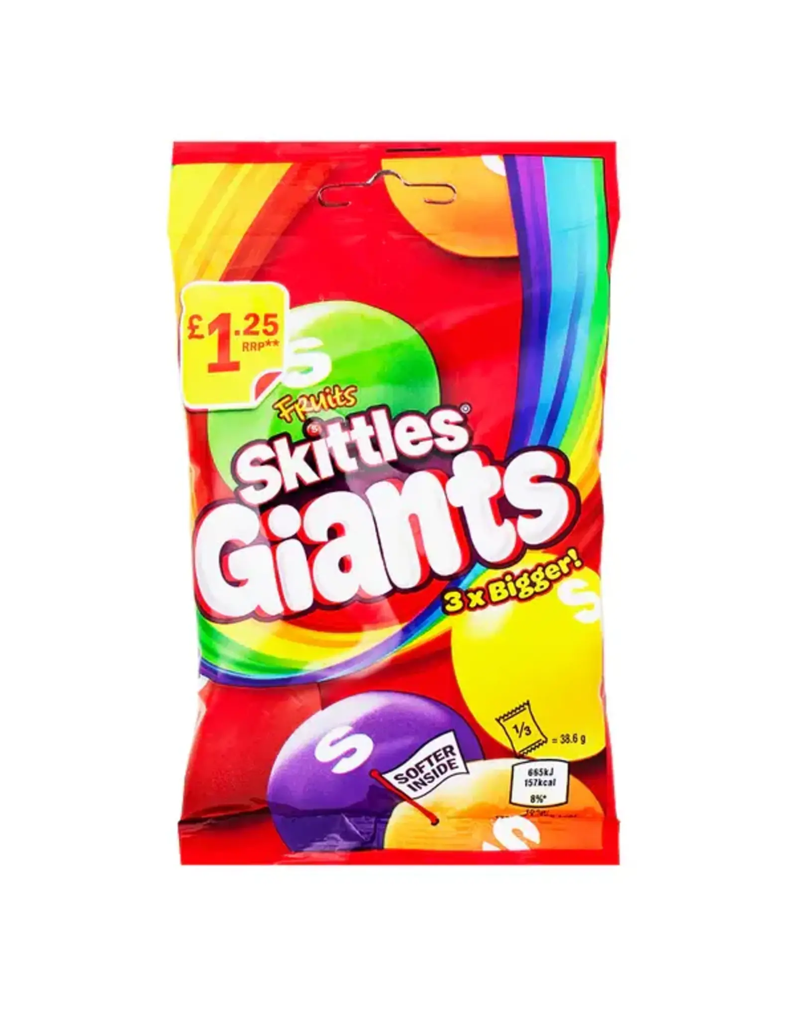Skittles Fruit Giants 116g (British)