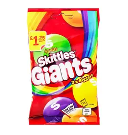 Skittles Fruit Giants 116g (British)