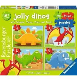 Ravensburger Jolly Dinos My First Puzzles - 2 + 3 + 4 + 5 Pieces