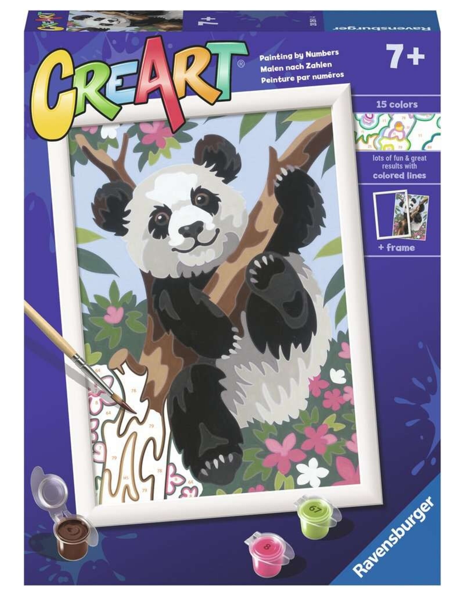 Ravensburger CreArt Paint by Number - Playful Panda