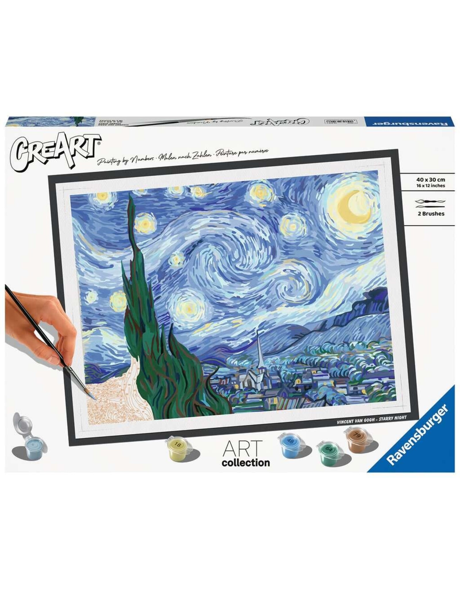 Ravensburger CreArt Paint by Number - Van Gogh: The Starry Night