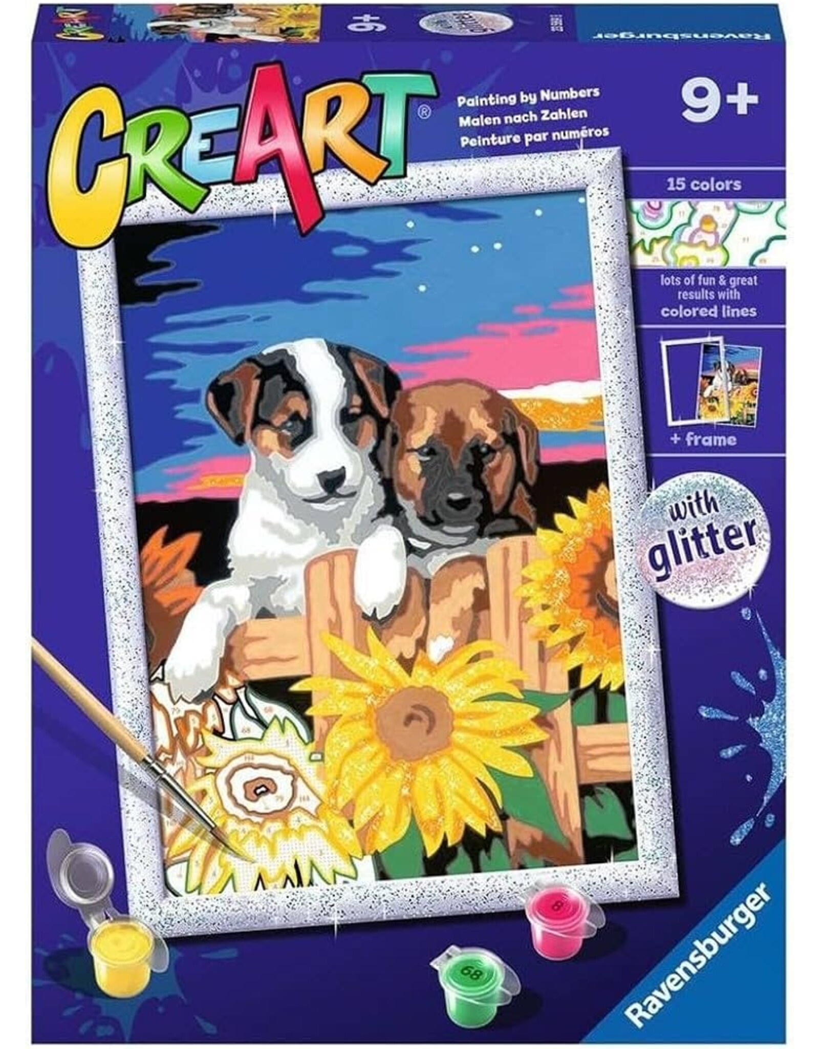 Ravensburger CreArt Paint by Number - Sunset Paw-Fection