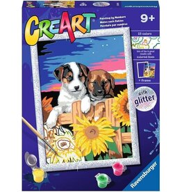 Ravensburger CreArt Paint by Number - Sunset Paw-Fection