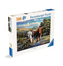 Ravensburger Loving Longhorns 500pc