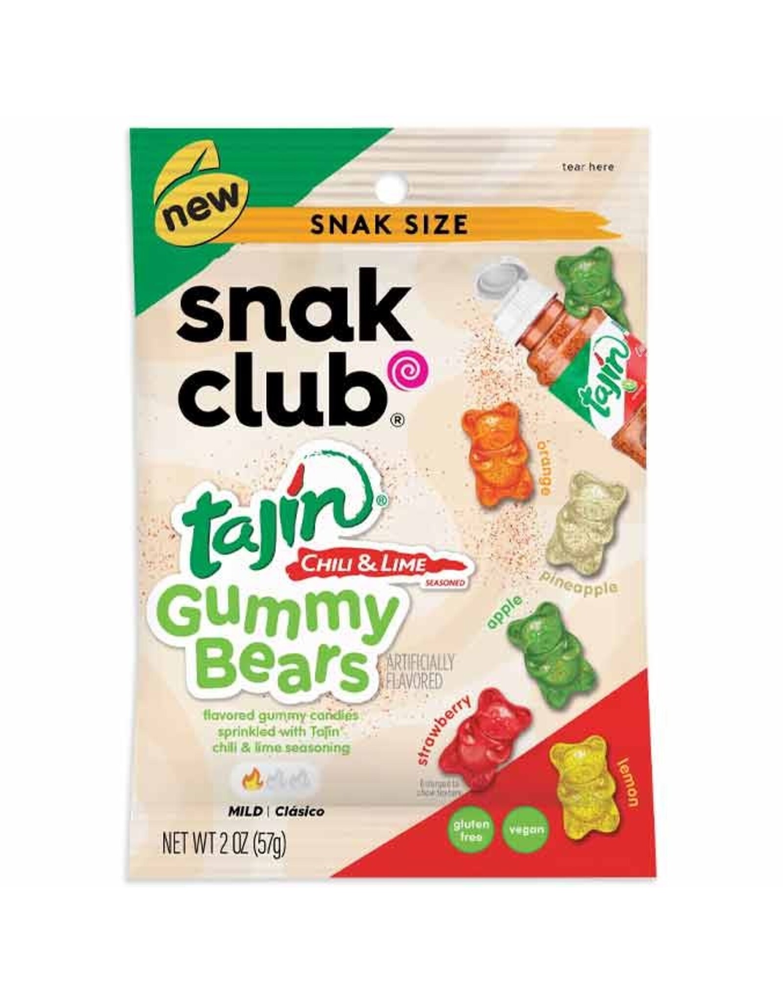Snak Club Tajin Chili & Lime Gummy Bears