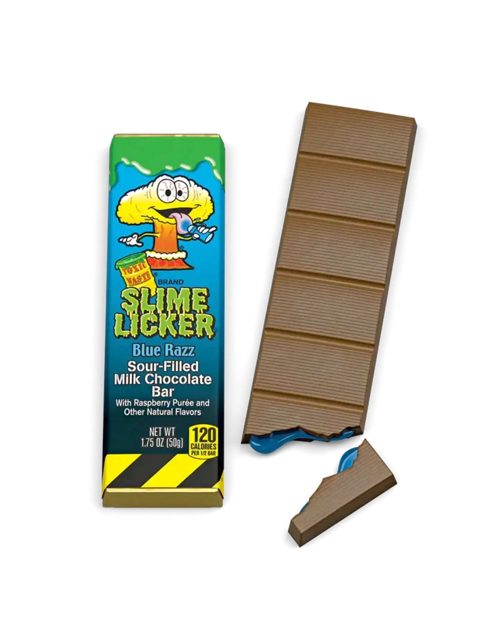 Toxic Waste Slime Licker Chocolate Bar Blue Razz