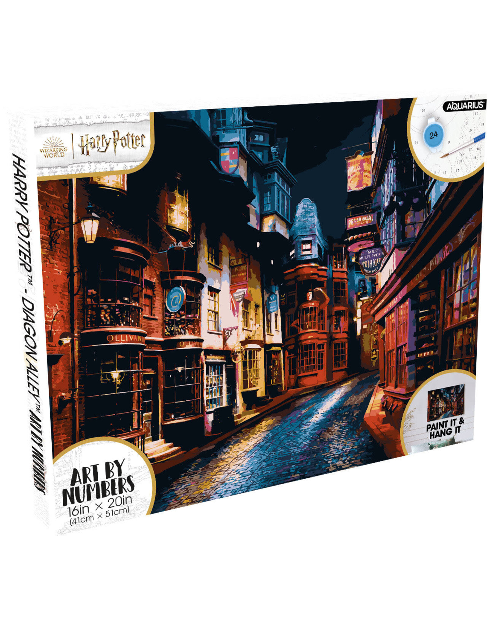 NMR Harry Potter Diagon Alley Art by Numbers