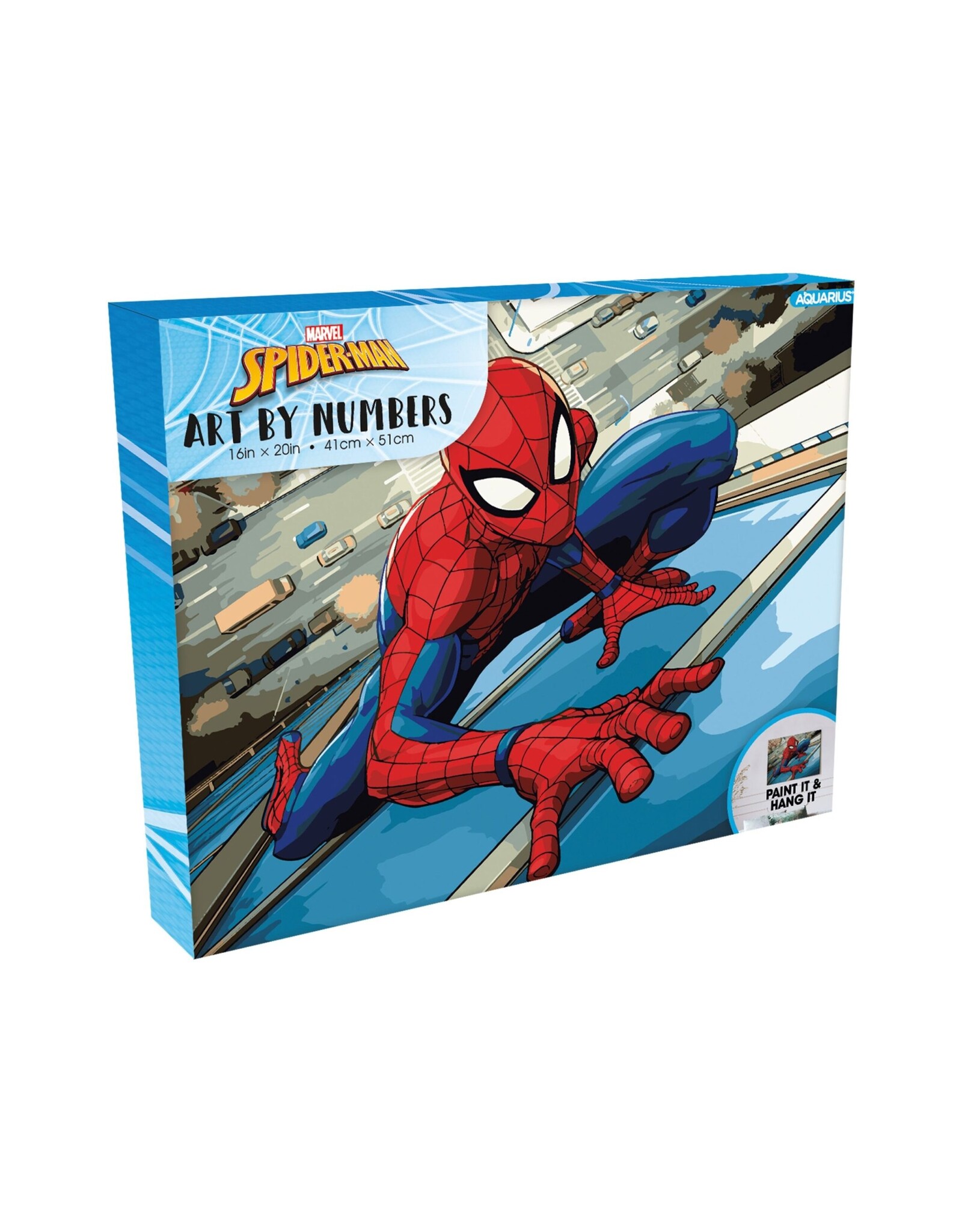 Marvel Spider-Man Web Crawler Art by Numbers
