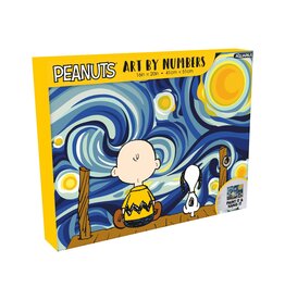 NMR Peanuts Starry Night Art by Numbers