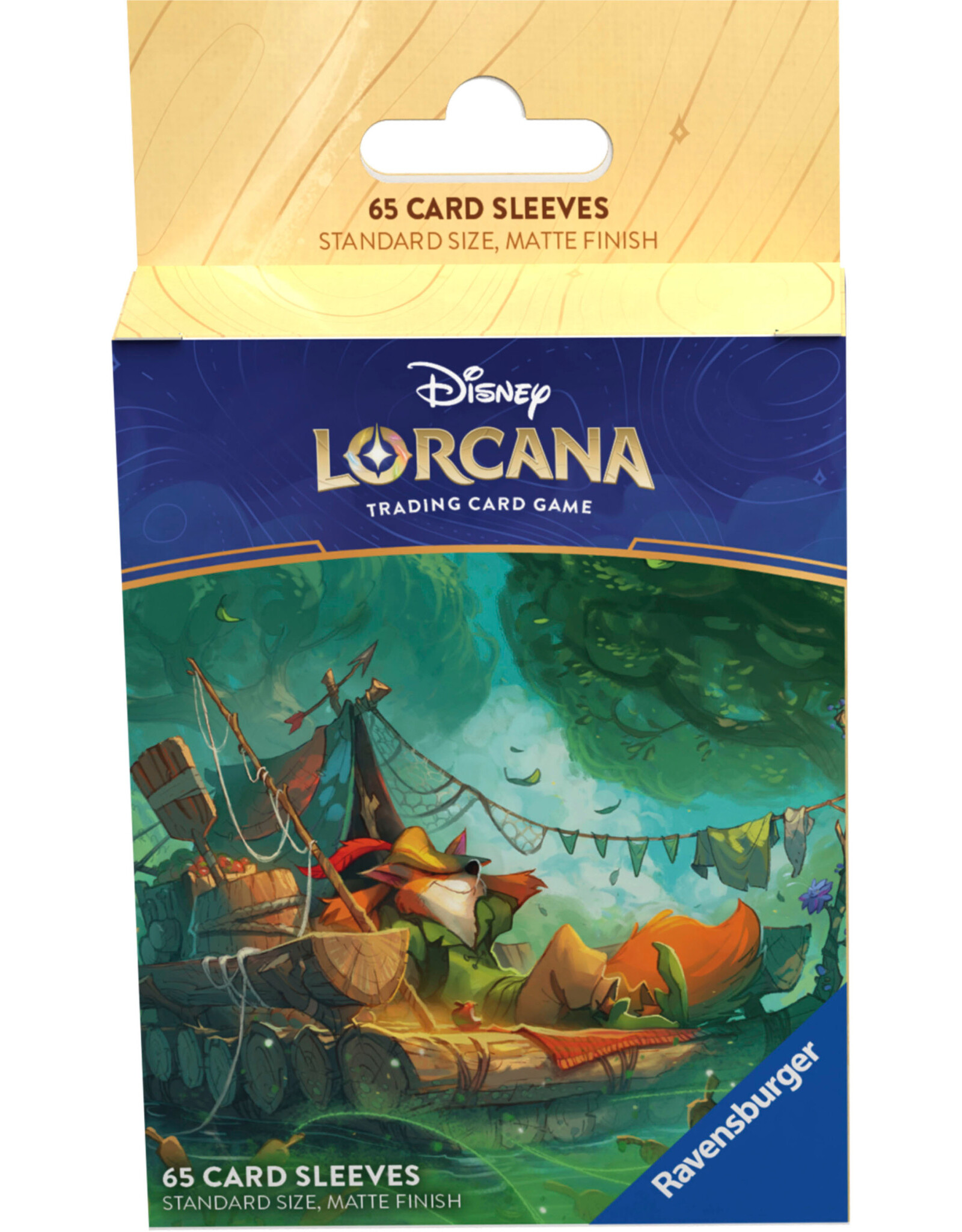 Ravensburger Disney Lorcana: Into the Inklands: Robin Hood Card Sleeves (Cards Not Included)