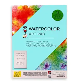 Bright Stripes iHeartArt Watercolor Art Pad