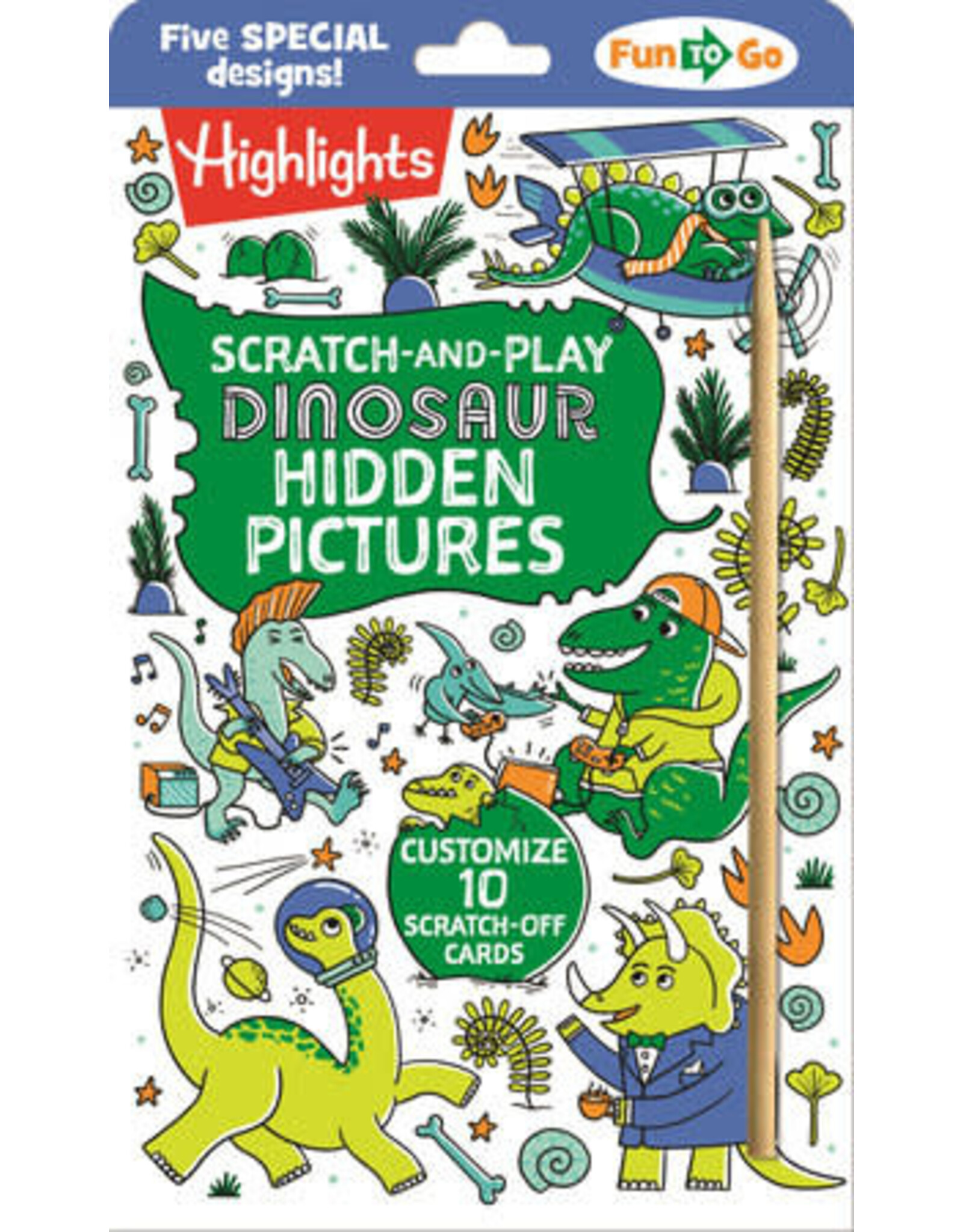 Highlights Highlights Scratch-and-Play Dinosaur Hidden Pictures