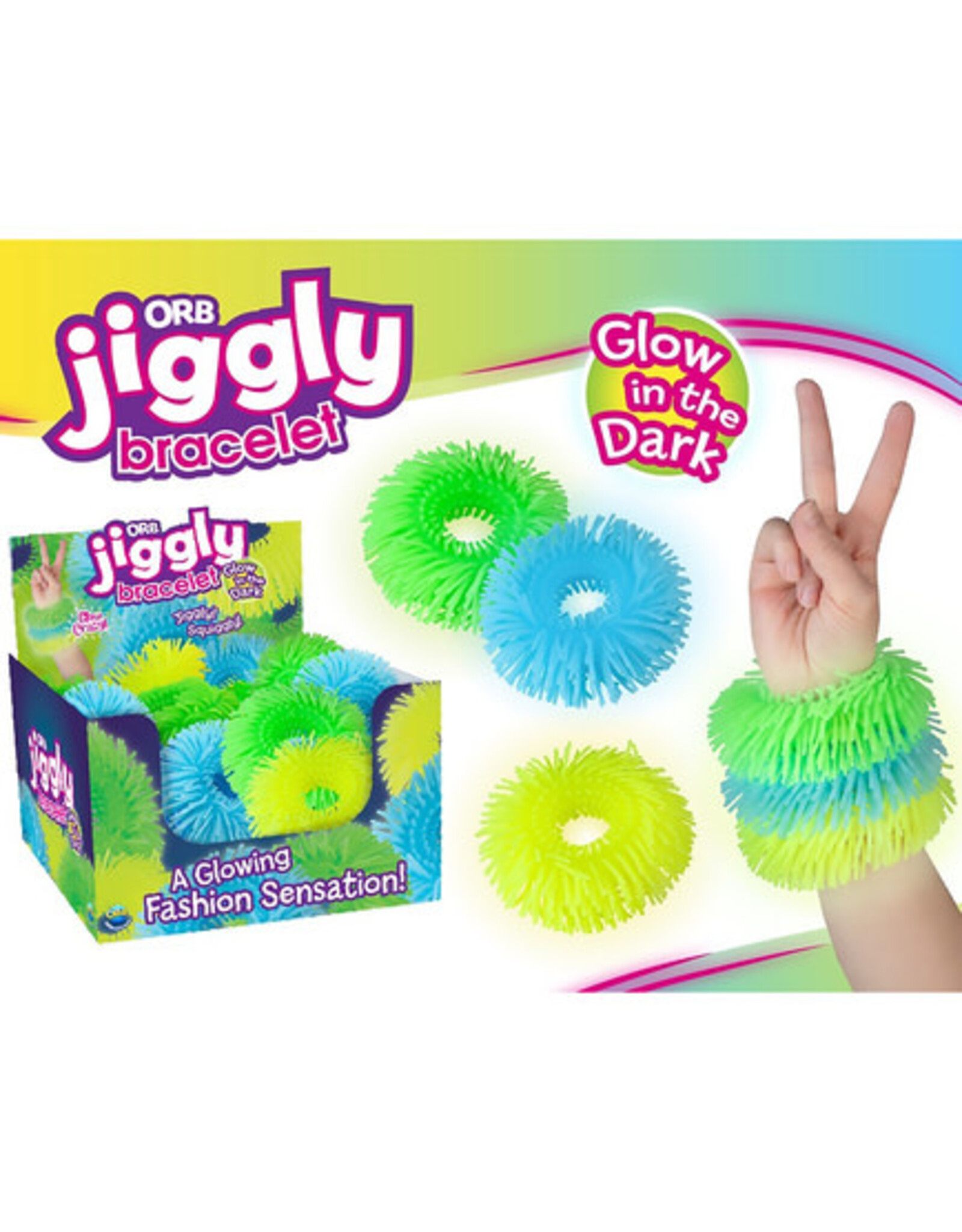 Orb ORB Jiggly Bracelet Glow In Dark Assorted