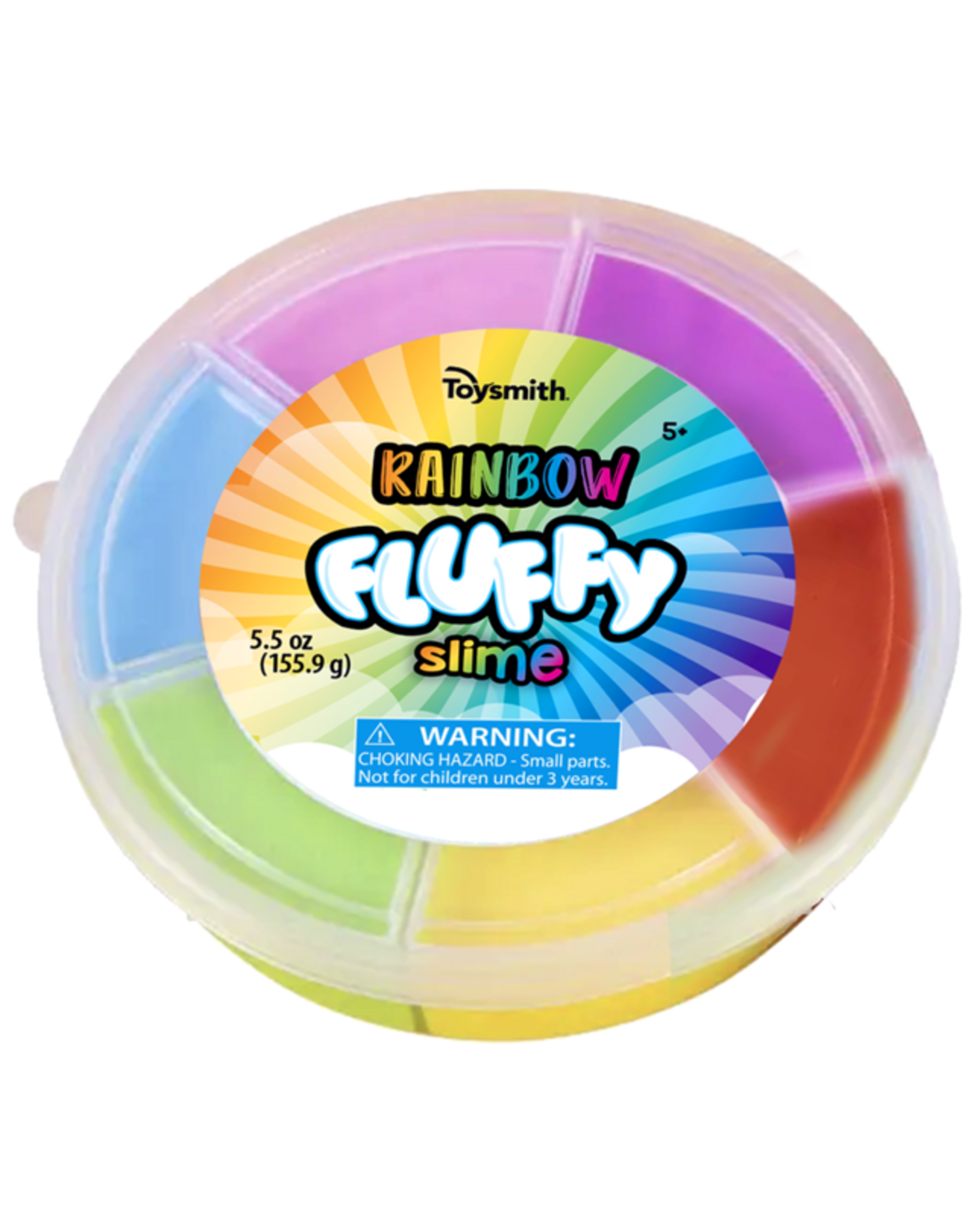 Toysmith Rainbow Fluffy Slime
