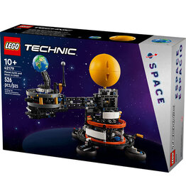 Lego Planet Earth and Moon in Orbit - Techinc