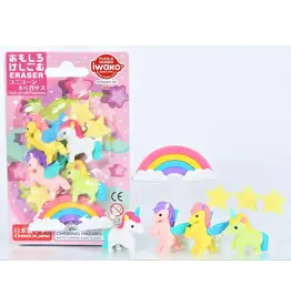 Iwako Unicorn & Pegasus Eraser Set
