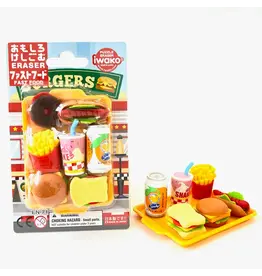 Iwako Fast Food Eraser Set