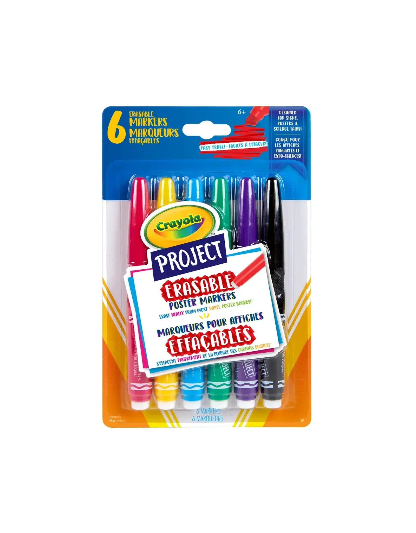 Crayola Crayola Project Erasable Poster Markers 6 Count