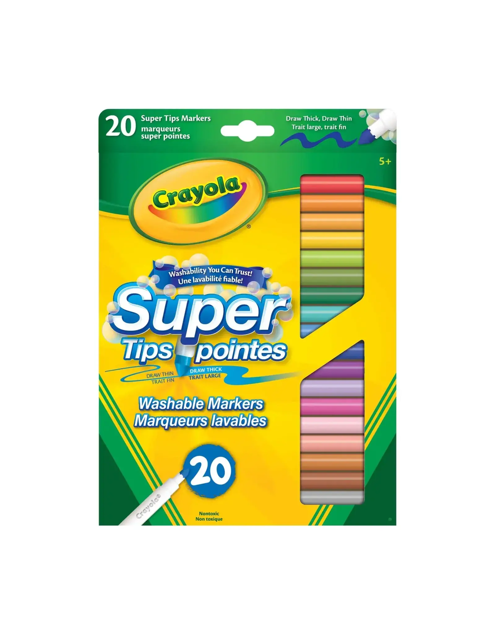 Crayola Crayola Super Tips Washable Markers 20 Count
