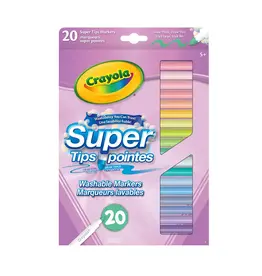 Crayola Crayola Super Tips Pastel Washable Markers 20 Count